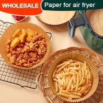 100pcs 20cm Ready Stock Malaysia Air Fryer Disposable Baking Papers Non-Stick Steamer Round Parchment Paper Liners hanya RM0.79 di Shopee