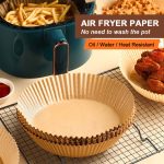 100pcs 20cm Ready Stock Malaysia Air Fryer Disposable Baking Papers Non-Stick Steamer Round Parchment Paper Liners hanya RM0.79 di Shopee