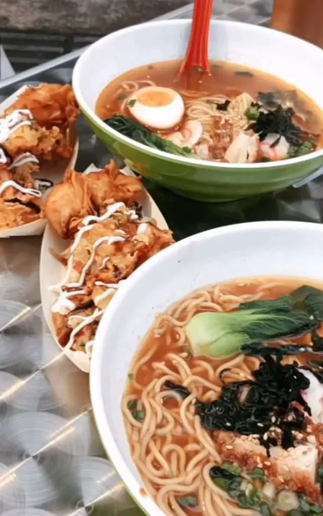 Spicy Miso Ramen & Kakiage Tempura