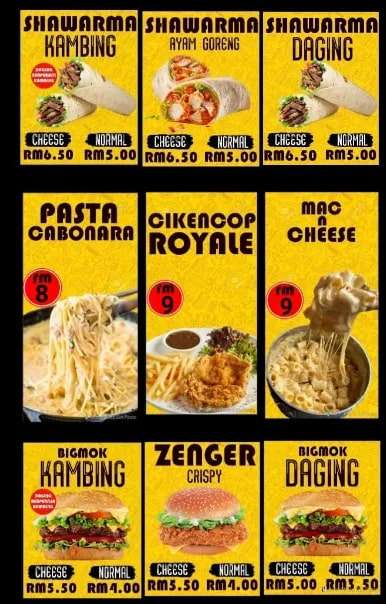 Menu Dhon Burger