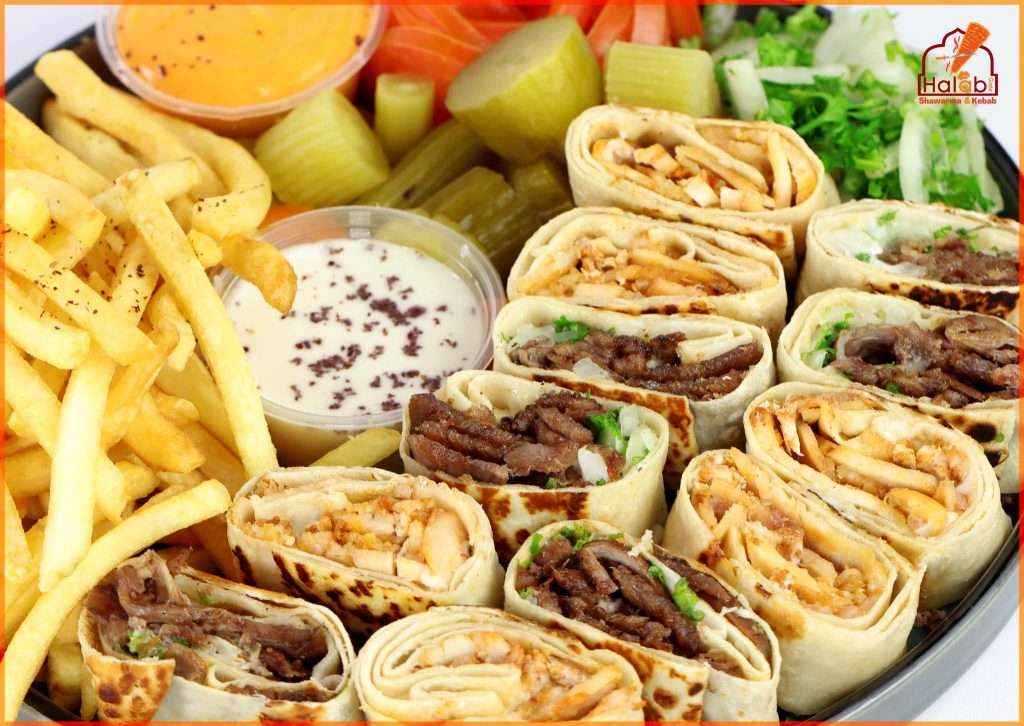 Arabic Mixed Shawarma Platter