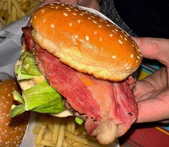 Beef Streaky Burger