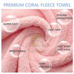 1PC 30*30cm Towel Hangable Double-sided Coral Fleece Soft Towel Reusable Absorbent Toilet Face Care and Hand Wash Towel hanya RM0.75 di Shopee