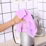 1PC 30*30cm Towel Hangable Double-sided Coral Fleece Soft Towel Reusable Absorbent Toilet Face Care and Hand Wash Towel hanya RM0.75 di Shopee