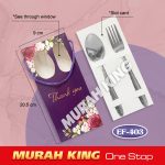 1SET PROMOSI DAN GARFU Doorgift Set / Sudu Garfu Kotak Bertali / Spoon Fork DoorGift / Majlis Kahwin Tunang Akikah hanya RM1.80 di Shopee