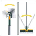 3 in 1 Brush Magic Broom Penyapu Lantai Floor Cleaning Brush Gap Scrub Brush Tile Kitchen Bathroom Toilet 刮刷两用三用多功能清洁地刷 hanya RM3.60 di Shopee