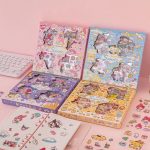 32 Sheets Stickers Sanrio Melody Cinnamoroll Laser Sticker Student DIY Scrapbooking Journal Decoration hanya RM6.45 di Shopee