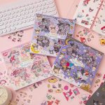 32 Sheets Stickers Sanrio Melody Cinnamoroll Laser Sticker Student DIY Scrapbooking Journal Decoration hanya RM6.45 di Shopee