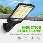 8000W Solar Light Lampu LED Solar Taman Street Solar Light Outdoor Lighting Motion Sensor Light Remote Control Waterproof Garden Automatic Induction with 3 Modes hanya RM15.88 di Shopee