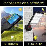 8000W Solar Light Lampu LED Solar Taman Street Solar Light Outdoor Lighting Motion Sensor Light Remote Control Waterproof Garden Automatic Induction with 3 Modes hanya RM15.88 di Shopee