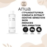 ANUA Heartleaf 77% Soothing Toner  (40ml / 250ml) hanya RM16.90 di Shopee