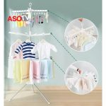 ASOTV® 3 Tier Foldable Clothes Drying Rack/ Ampaian Penyidai Baju Baby 0003 Ampaian Baju Baby Rak Baju Baby 晒衣架  曬衣架 hanya RM19.88 di Shopee