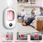 Automatic air fragrance home Air Freshener Toilet Aromatherapy Aroma Diffuser Home Fragrance Essential oil Dispenser toilet door sticker Rechargeable humidifiers Diffuser 香薰机 hanya RM5.26 di Shopee