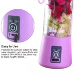 BESTDIY Portable USB Rechargeable Fruit Juice Blender Juice Maker Juicer Blender Mixer 380ML Fruit Juicer hanya RM13.8 di Shopee