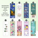 BOOKMARK CALENDAR 2024 / DOORGIFT / FREEGIFT / CALENDAR MURAH / BOOKMARK MOTIVATIONAL QUOTES hanya RM0.24 di Shopee