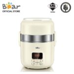 Bear Electric Lunch Box Portable Heating 3-Layers Stainless Multi Mini Rice Cooker (2L) DFH-B20J1 hanya RM184 di Shopee