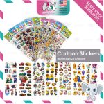 Boo&Bub 1pc 3D Cartoon Bubble Sticker for Kids (Stiker Kanak Kanak) hanya RM0.20 di Shopee