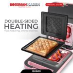 Bossman Kaden 3in1 Waffle Maker BK600 hanya RM75 di Shopee