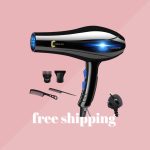 CANEL&CO [4in1] Professional Blue Ray Ionic Tech 2200 Hair Dryer Saloon 850W Strong Wind Pengering Rambut Hairdryer hanya RM13.25 di Shopee