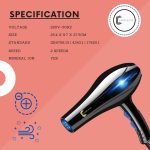 CANEL&CO [4in1] Professional Blue Ray Ionic Tech 2200 Hair Dryer Saloon 850W Strong Wind Pengering Rambut Hairdryer hanya RM13.25 di Shopee