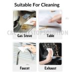 C&C 80pcs Kitchen Cleaning Wipes Strong Decontamination Kitchen Wipes Degreasing Lap Pembersih Dapur  Tisu Dapur 厨房清洁湿巾 hanya RM0.50 di Shopee