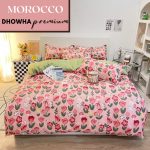 Cadar Corak Baru 4 in 1 KIng Queen Single Getah Keliling Bedsheet Fitted Design Baru Designs Hiasan Bilik hanya RM24.57 di Shopee