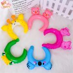 Cartoon rabbit Mickey Minnie aluminum film balloon animal hoop headband aluminum foil balloon wholesale hanya RM0.29 di Shopee