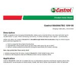 Castrol MAGNATEC 10W-30 for Petrol and Diesel Vehicles (4L) hanya RM173.28 di Shopee