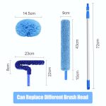 Ceiling Fan Duster Dust Cleaner Brush Cobweb Cleaning Tool Long Extendable Microfiber Mop Superfine Fiber Penyapu Sawang hanya RM4.88 di Shopee