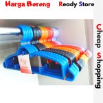 Clothes Clothes(Kalau Beli 10 Keping Dapat 2 Keping Percuma) Hanger Baju High-Quality Plastic Clothes Drying Hanger hanya RM0.40 di Shopee