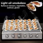 Commercial BBQ Gas stove 4 BURNER Stainless Steel Pemanggang outdoor camping   portable  Grill Stove商用燒烤爐 hanya RM199.00 di Shopee