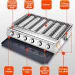 Commercial BBQ Gas stove 4 BURNER Stainless Steel Pemanggang outdoor camping   portable  Grill Stove商用燒烤爐 hanya RM199.00 di Shopee