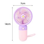 Cute Portable Hand Table Mini Clip Fan USB Charge Battery Desk Cooling Small Kipas YM88146B hanya RM3.99 di Shopee