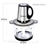 DESSINI  2 IN 1 Chopper Blender Electric Mixer Capsule Cutter Chopper Food Meat Processor Pengisar Serbaguna Kering Cili hanya RM17.00 di Shopee