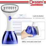 DESSINI ITALY 1100W Electric Ceramic Soleplate Garment Steam Iron Sprayer Steamer Clothes Brush / Seterika Baju hanya RM46.60 di Shopee