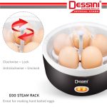 DESSINI ITALY 1.3L Electric Rice Cooker Lunch Box Non Stick Stainless Steel Inner Pot with Steamer Periuk Nasi Elektrik hanya RM32.00 di Shopee