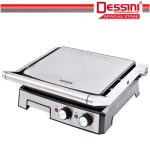 DESSINI ITALY 180° Open Double Sided Electric Pizza Panini Waffle Sandwich Maker Toaster BBQ Grill Non-Stick Baking Pan hanya RM116.90 di Shopee