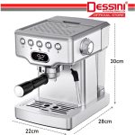 DESSINI ITALY 20 Bar Espresso Coffee Maker Brew Froth Cappuccino Latte Machine Milk Frothing Bubble Steamer (1.4L) hanya RM276.40 di Shopee