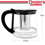 DESSINI ITALY 2.0L + 1.2L Glass LED Light Electric Kettle Temperature Control Automatic Cut Off Boiler Jug Teapot Cerek hanya RM88.80 di Shopee