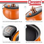 DESSINI ITALY 28CM Totipotent Pressure Cooker Casserole Induction Non Stick Iron Pot Bowl Pan Cookware Cover Periuk Labu hanya RM26.90 di Shopee