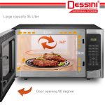 DESSINI ITALY 34L Countertop Digital Microwave Oven 10Power Level Defrost Reheat Toaster Roaster Ketuhar Gelombang Mikro hanya RM418.00 di Shopee