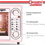 DESSINI ITALY 48L Electric Oven Convection Hot Air Fryer Toaster Timer Oil Free Roaster Breakfast Machine / Ketuhar hanya RM134.90 di Shopee