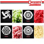 DESSINI ITALY 5 IN 1 Electric Stand Mixer Dough Egg Beater Blender Grinder Meat Chopper Mincer Juicer Extractor Pengadun hanya RM368.50 di Shopee