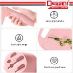 DESSINI ITALY 6 IN 1 Kitchen Knife Scissor Peeler Cutting Board Storage Holder Cutlery Organizer / Alatan Dapur Pisau hanya RM110.00 di Shopee