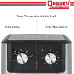 DESSINI ITALY 7L Electric Air Fryer Convection Oven Toaster Timer Oil Free Roaster Breakfast Machine Ketuhar hanya RM725.00 di Shopee