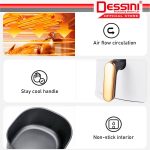 DESSINI ITALY AF-40 Electric Oven Convection Air Fryer Toaster Timer Oil Free Roaster Breakfast Machine Ketuhar (4L) hanya RM80.00 di Shopee