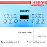 DESSINI ITALY Ceramic Electromagnetic Induction Hob Cooker Ultra Slim Soft Touch Control Panel Cooktop Tabletop Stove hanya RM79.90 di Shopee