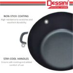 DESSINI ITALY Granite Die Cast Aluminium Non Stick Casserole Pot Bowl Deep Fry Pan Cookware Tool (28cm) hanya RM44.40 di Shopee