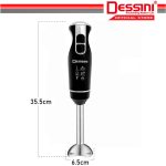 DESSINI ITALY Hand Blender Chopper Mixer Grinder Juicer Food Processor Stainless Steel Knife Blade Pengisar hanya RM39.90 di Shopee