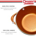 DESSINI ITALY JE-10-S Granite Aluminium Non Stick Casserole Pot Bowl Deep Fry Pan Cookware Tool (10 Pcs) hanya RM179.50 di Shopee